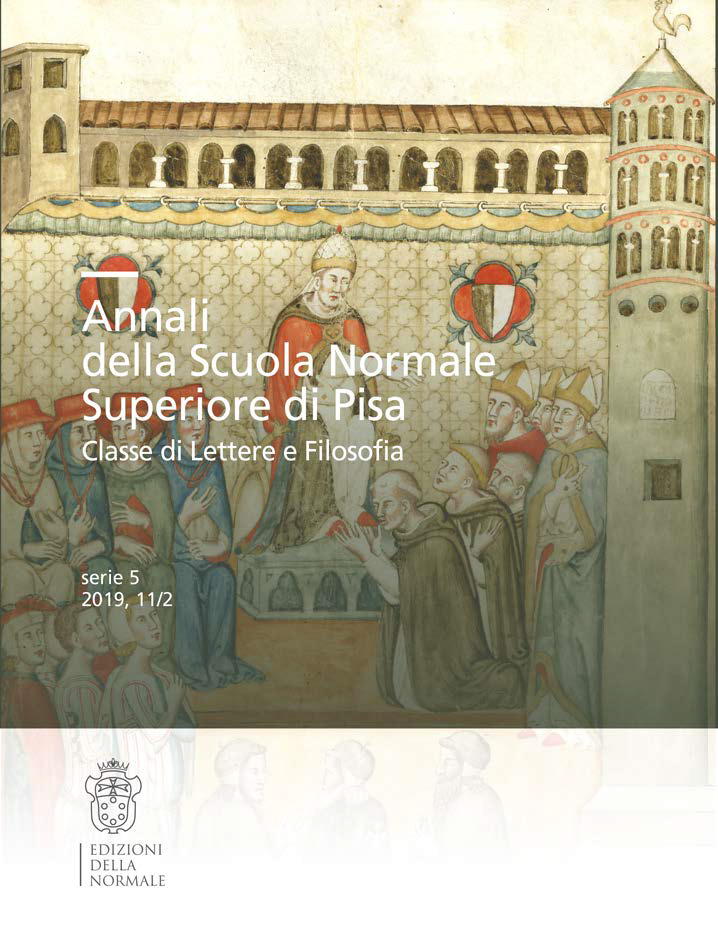 V Serie, Vol. 11, Fasc. 2, Studi e ricerche